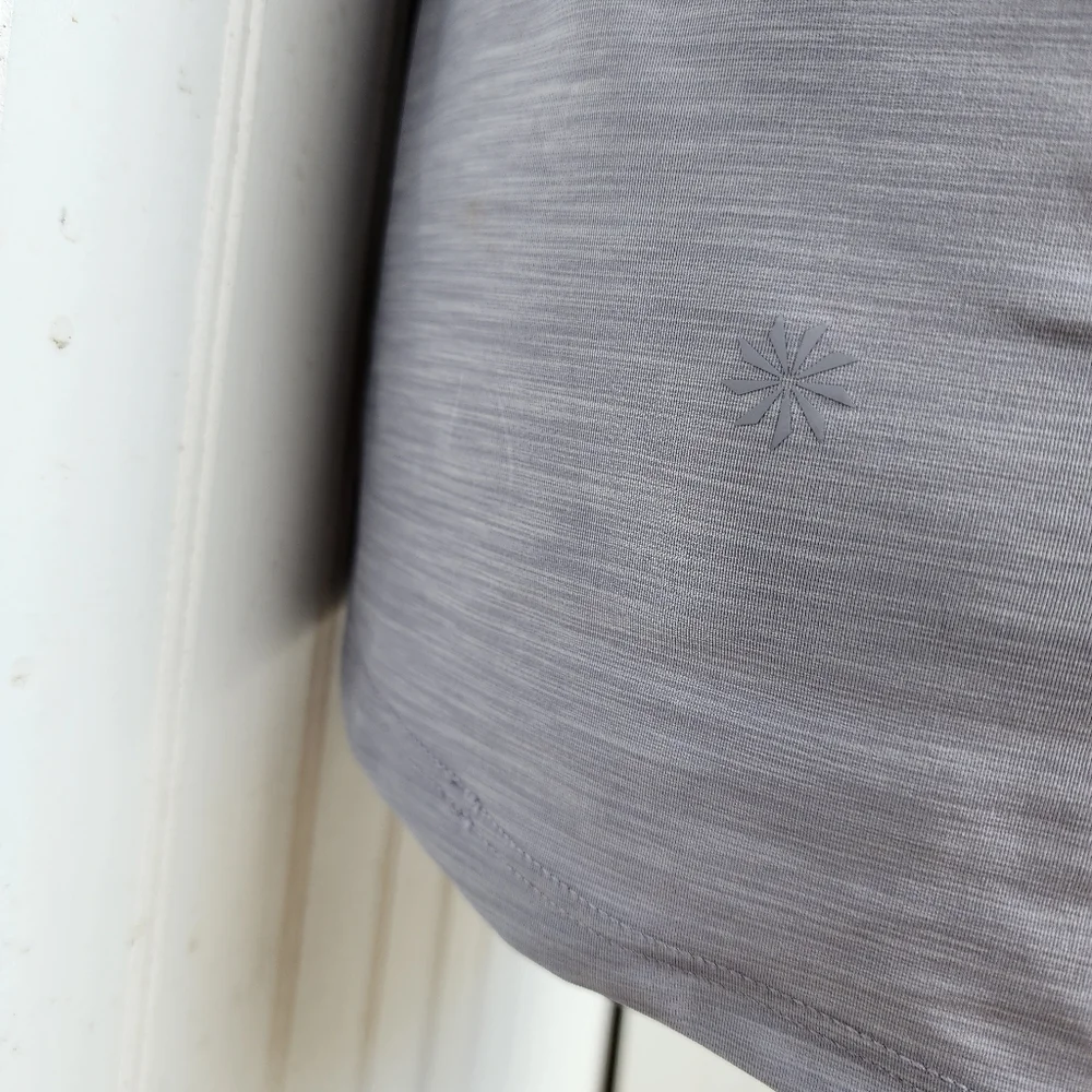 Athleta Tank Womens Tank Top Athletic Racerback Gym Stretch Gray Sz S - Picture 8 of 13